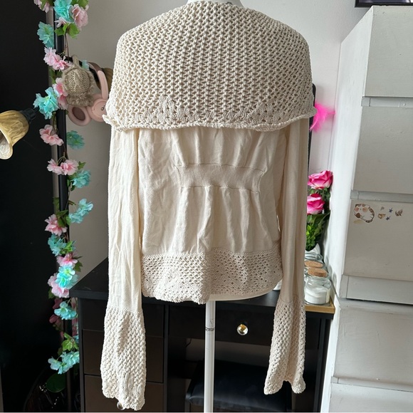 Y2k mesh flare sleeves top - Picture 7 of 9